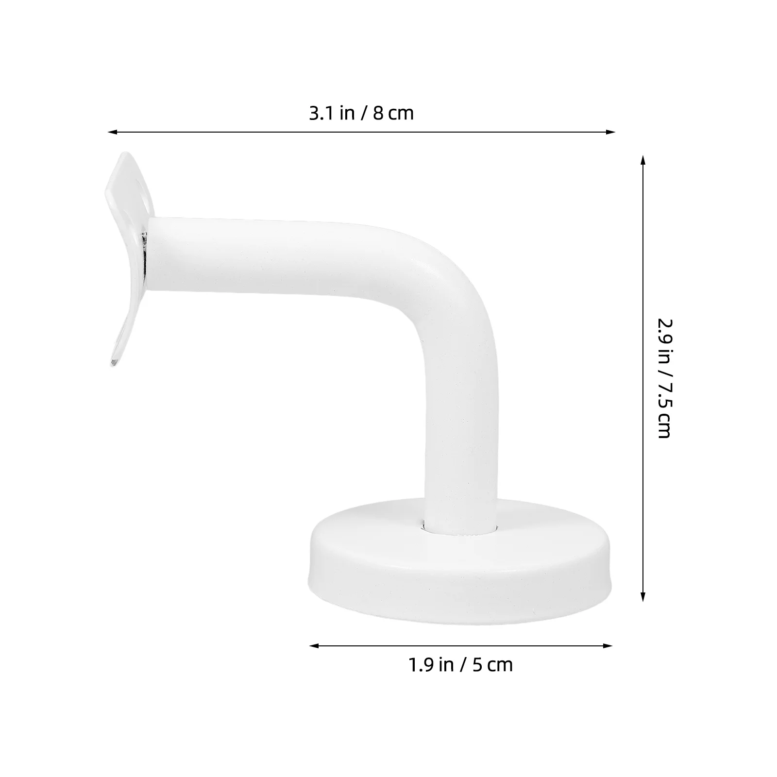 دعامة درابزين مثبتة على الحائط من الفولاذ المقاوم للصدأ دعامة درج شديدة التحمل لدرابزين الشرفة والأقواس الخارجية