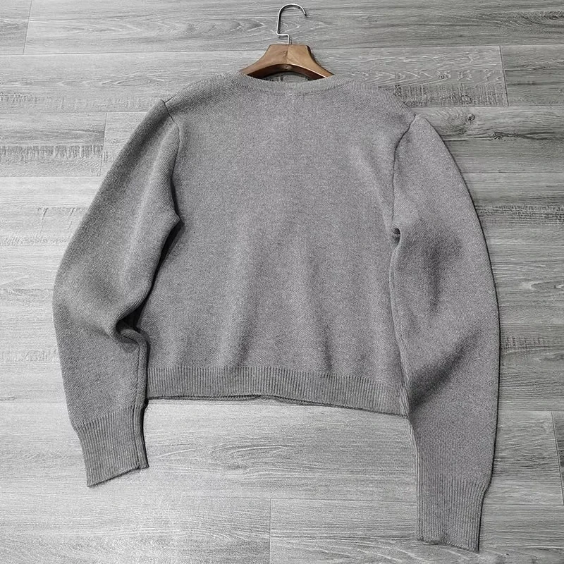 بوهو لاعبا اليدوية حبة الترتر المطرزة سترة معاطف للنساء سترة الخريف الربيع محبوك البلوزات سترة أبلى #6