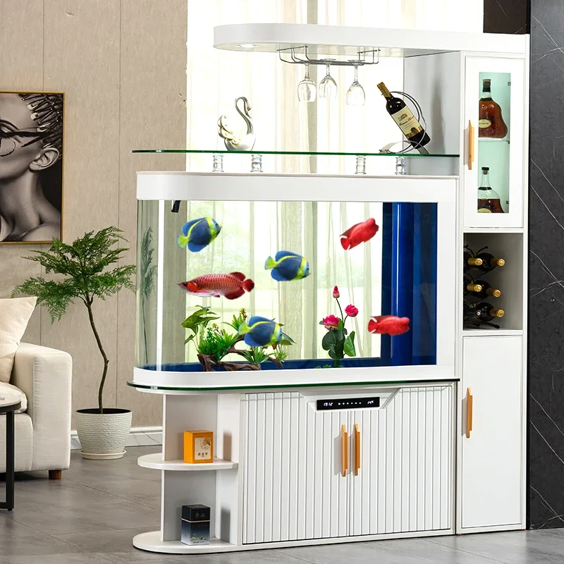 

Бытовой аквариум для гостиной, подзарядные экраны, рыбный глобус, нижний фильтр, аквариум без чистки