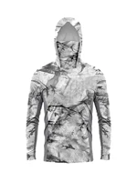 Sudadera con capucha de pesca para hombre, camisas con máscara, protección UV, ropa de pesca, camisetas deportivas de manga larga para senderismo