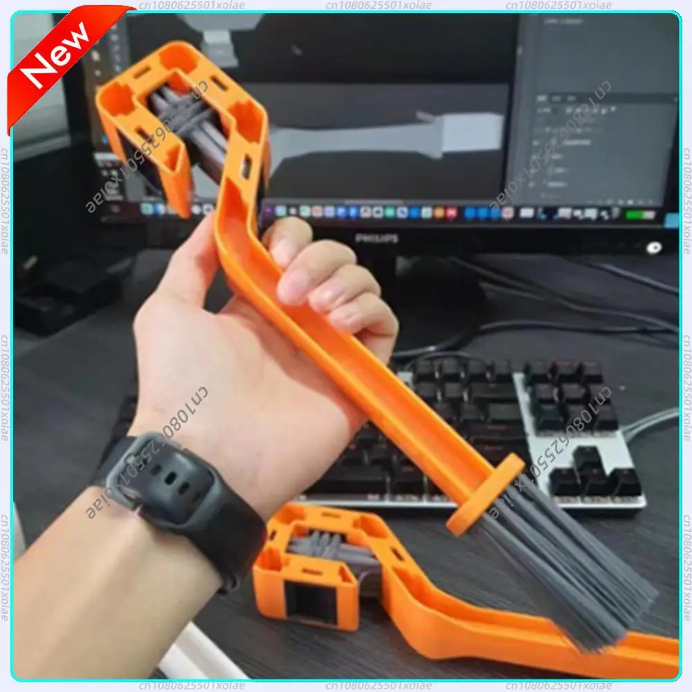 

Plastic Chain Gear Grunge Wheel Brush MTB Bicycle Chain Cleaning Brush Portable Bike Motorcycle Cleaning Tool Rim Care Tire