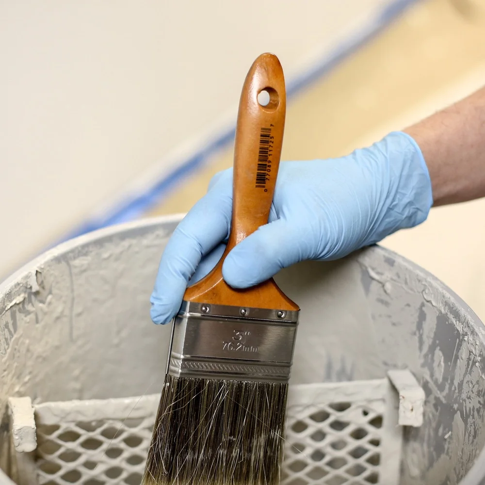 Guantes desechables de nitrilo azul X-Large 100 unidades de servicio medio sin polvo sin látex grado industrial comodidad de agarre segura para alimentos