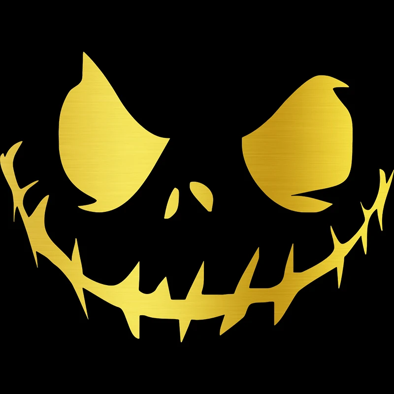 Small Town Ghost Pumpkin Grinning Skull Vinyl Sticker Car Sticker Car Motorcycle Laptop Decorative Creative Decal