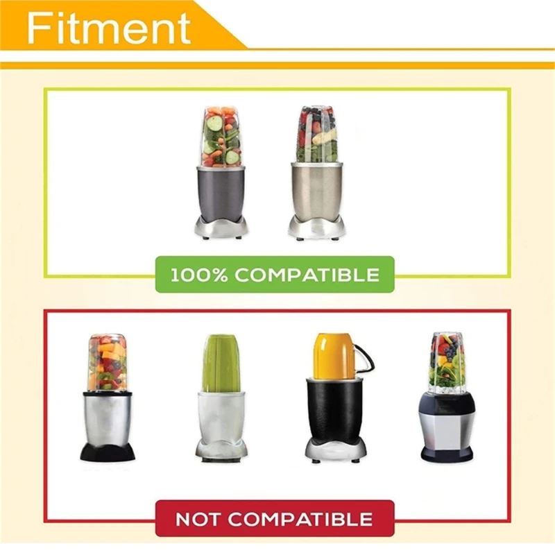 18 أوقية أكواب عصير استبدال أكواب شفافة أكواب البلاستيك كوب لصنع العصائر خلاط كوب استبدال جزء لخلاط NB600W/900 واط