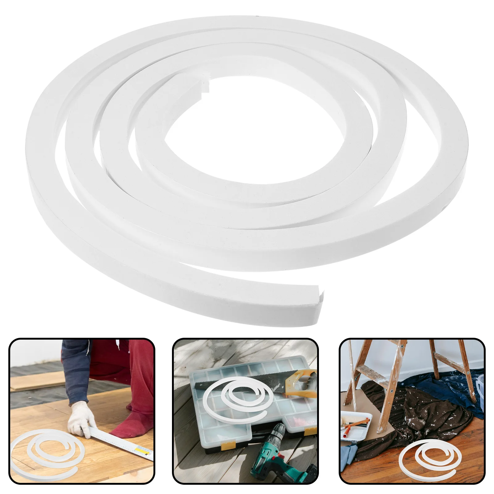 

Concrete Crack Filler Strip Flexible Sponge Foam Gap Caulking Durable Filler Strip for Wall Driveway Crack Sealing