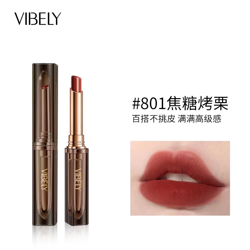 مقاوم للماء غير يتلاشى ماتي المخملية أحمر الشفاه ماكياج ليس من السهل لصق كوب ملمع الشفاه غير عصا الشفاه امرأة مستحضرات التجميل الكورية الجمال
