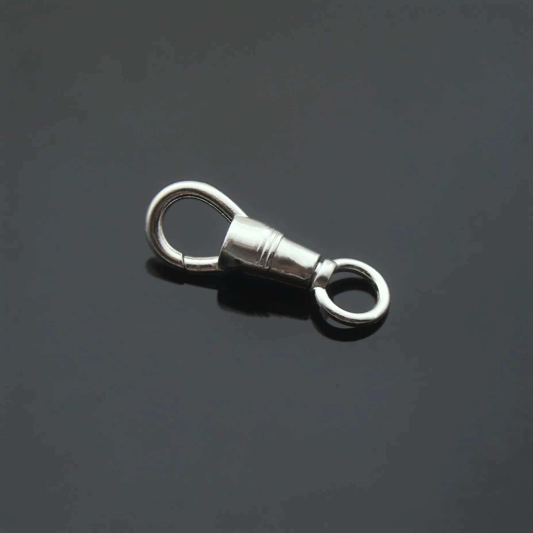 2 pcs 25mm Stainless Steel  Thai Amulet Eagle Beak Pendant Necklace Universal Rotating  Drop Spring Clasp Jewelry Link Clasp