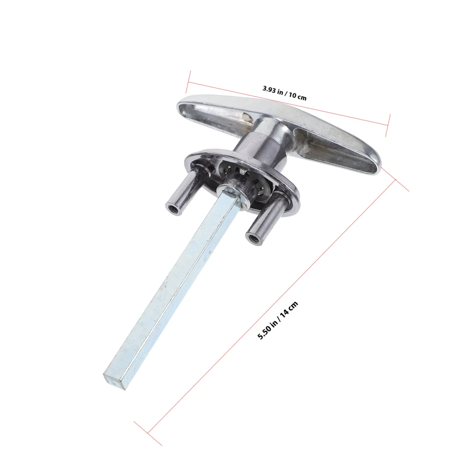 1Set Universal Garage Door Lock T Handle Assembly Replacement Emergency Release Lock for Barn Door Hardware Metal Durability