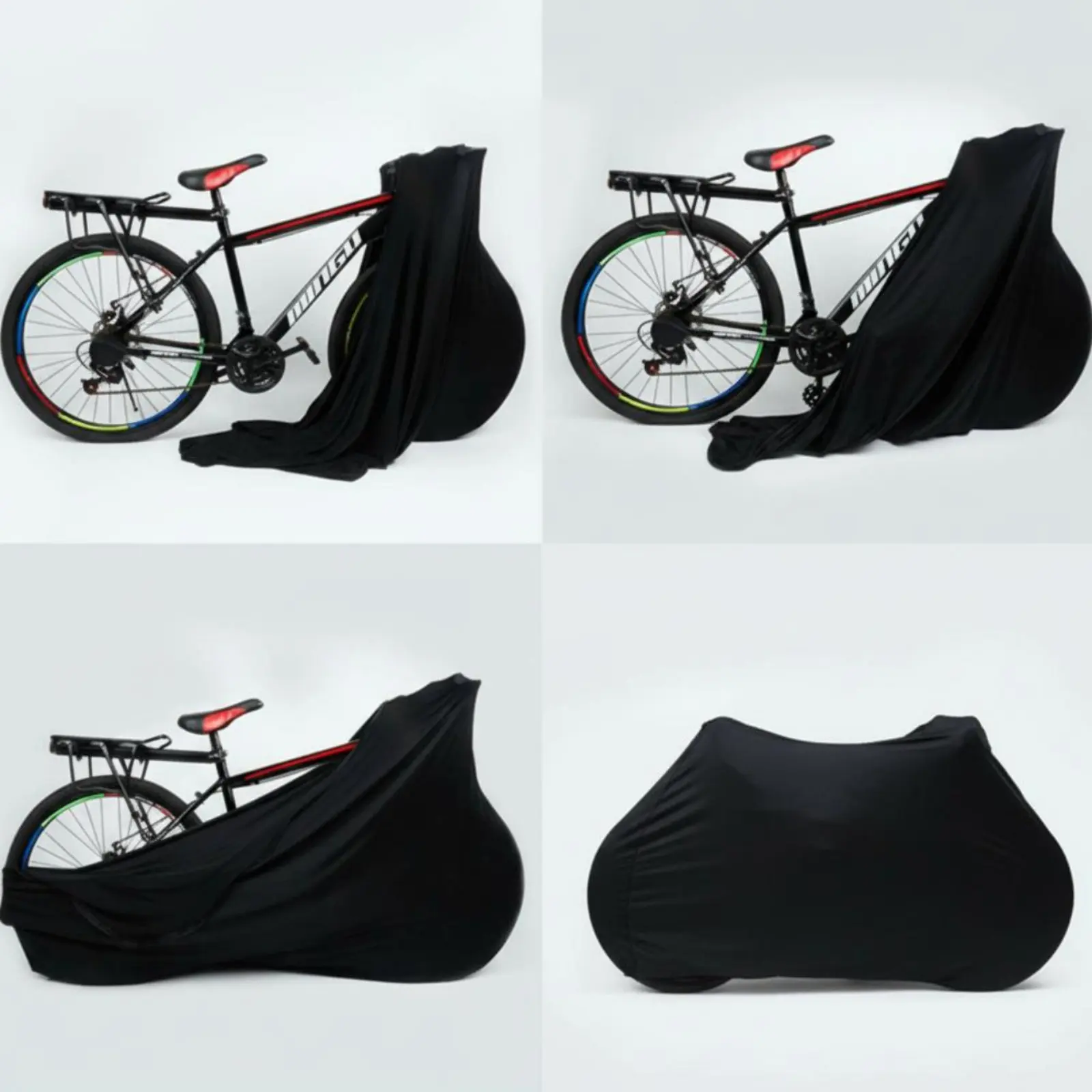 Two-Wheeler Dust Cover Dustproof Full Bike Cover Sports Accessory Portable Universal Fit