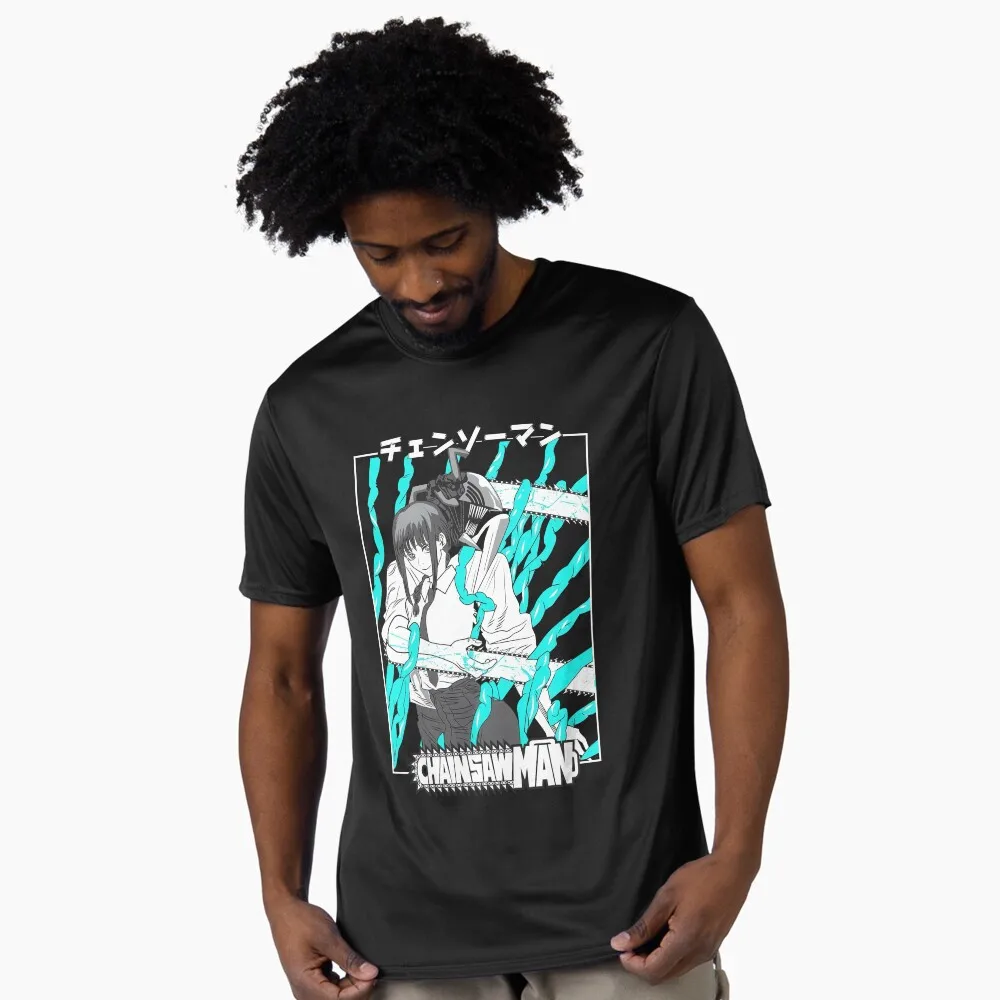 

Silent Devil Hunter Sword Calm Power Chainsaw Anime Gift T shirt Darkness Devil Manga Graphic Clothes Short Sleeve All size tops