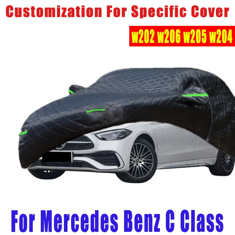 For Mercedes Benz-C Class (w202 w206 w205 w204) Hail prevention cover auto rain protection,paint peeling protection