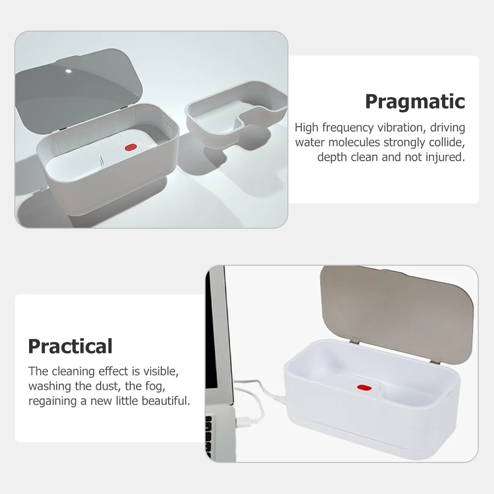 

Jewelry Cleaner Glasses Cleaning Tool Perfect Workmanship Time Saving Strong Water Molecule Collision Jewelry Cleaner