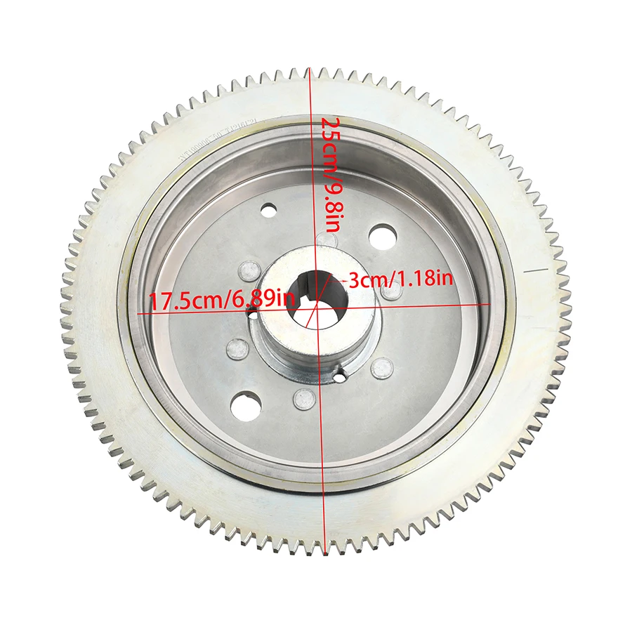 688-85550-00 دوار دولاب الموازنة الكهربائية لياماها محرك القارب 2T 75HP 85HP 90HP Parsun T85-05000400W 688-85550 أجزاء المحرك #3