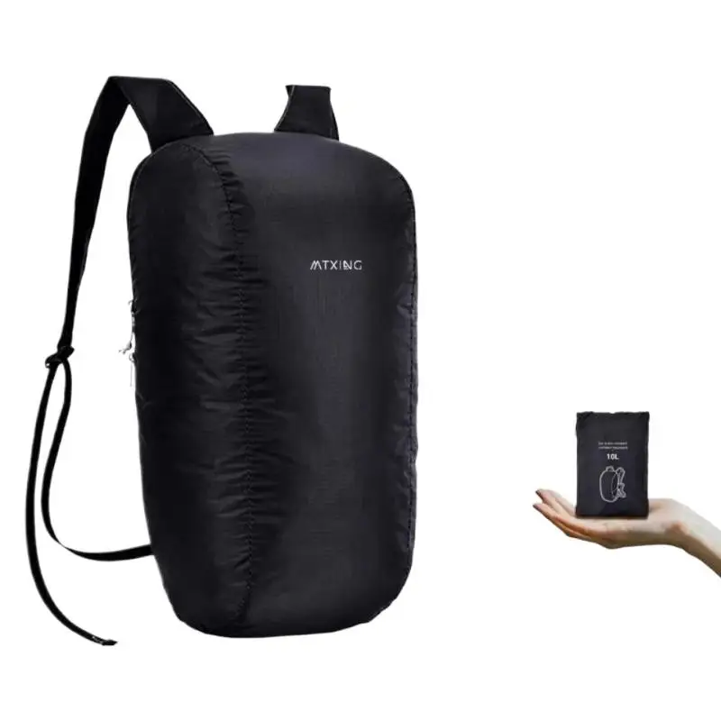 Hochwertiger, leichter, faltbarer 10L-Rucksack für Herren und Damen, ideal für Outdoor-Aktivitäten – Detail 8
