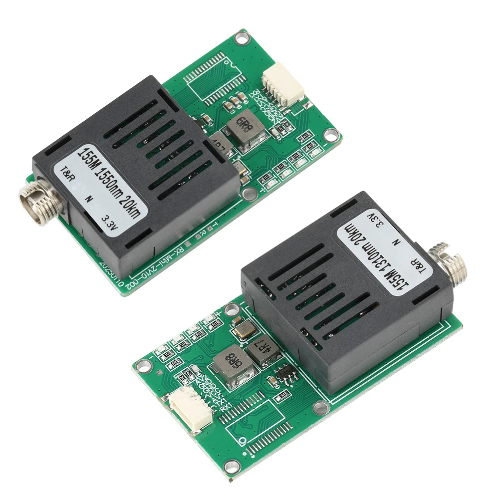 

TTL Optical Transceiver Module DC5.5-26V UAV FC RX/TX/AV/VCC/GND Interface 1 Channel Optical End to Optical Fiber Signal Process