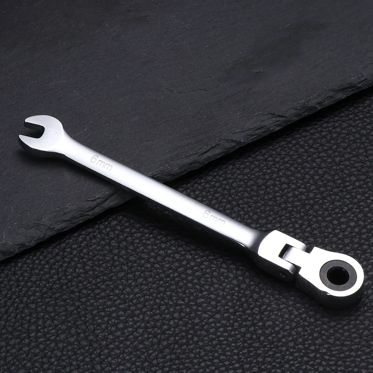 

6 Mm Wrench High Tensile Steel Rachet Head Wrenches Ratchet Spanner Dual Sleeve