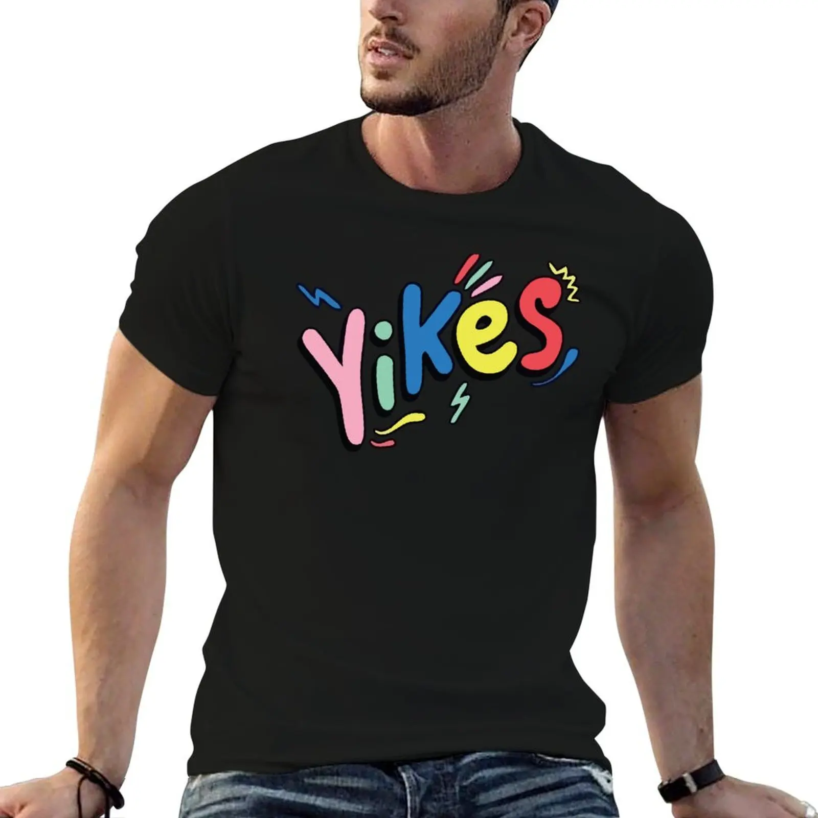 eddy burback yikes T-Shirt Large Size Soft Cotton T-Shirt