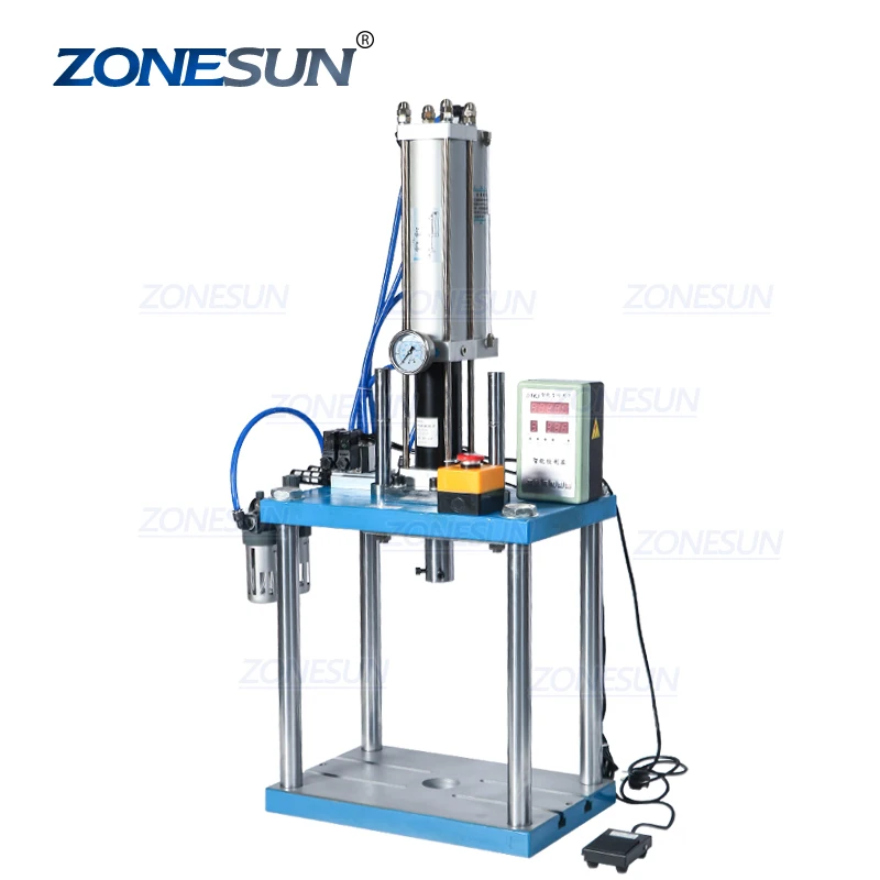 

ZONESUN ZS-P3T Pneumatic High Speed Press Semi Automatic Metal Leather Eyelet Hole Punching Machines