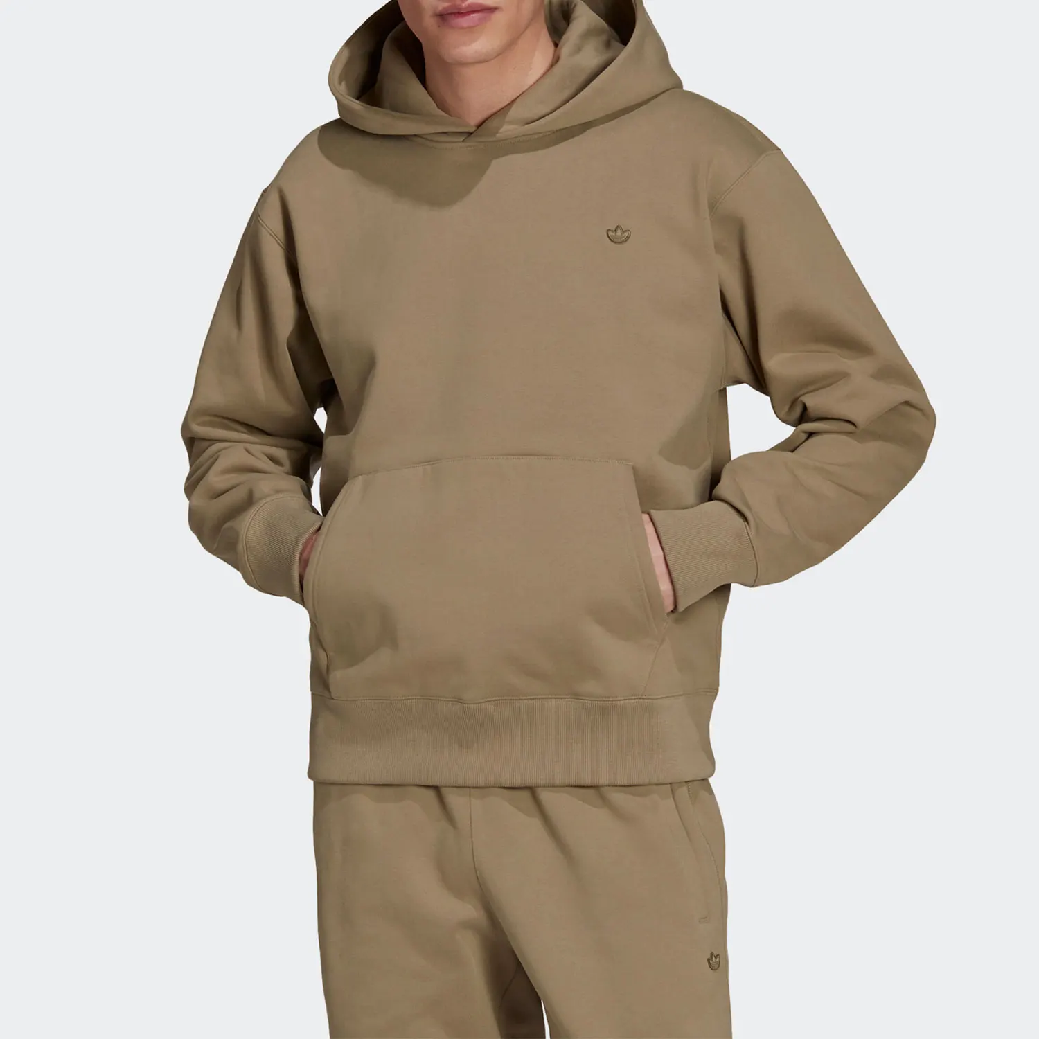 

Adidas genuine Originals men's fleece hooded loose pullover H62532