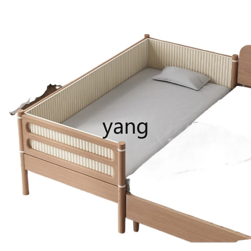 

CX Solid Wood Children's Splicing Crib Side Widened Artifact Fence Small Bed