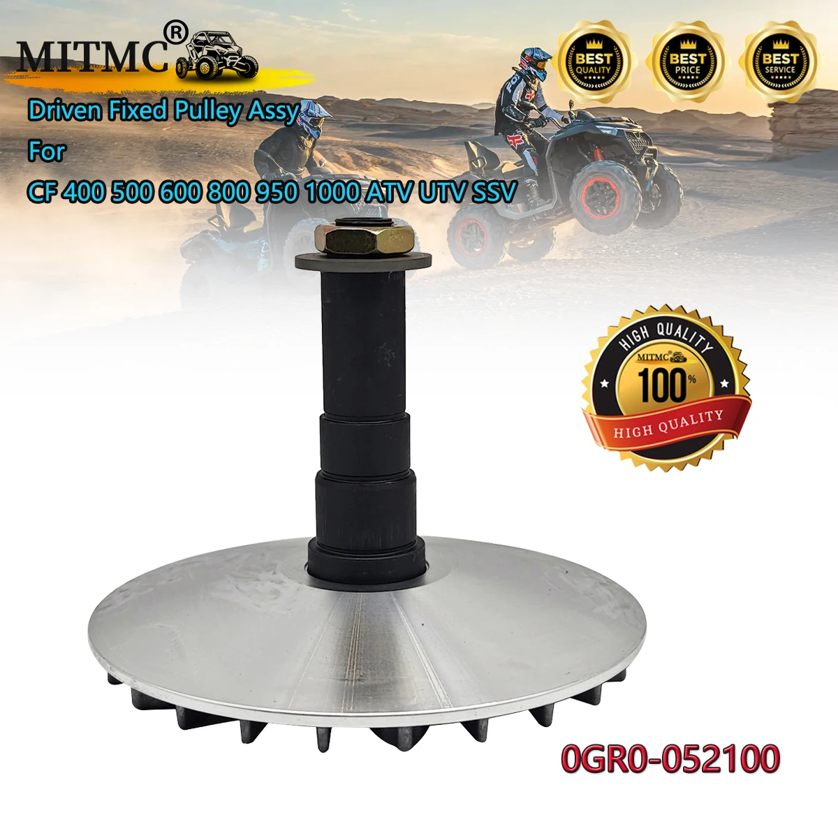 Conjunto de polea fija impulsada para CF 400 500 600 800 950 1000 ATV UTV SSV Conjunto de polea 0GR0-052100