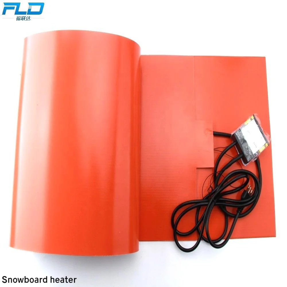 

220V 2500W Silicone Band Heater 16''x82'' Heating Mat Ski Board Press Blanket 220V 2500W Heating Element For Snow Skiing Wood