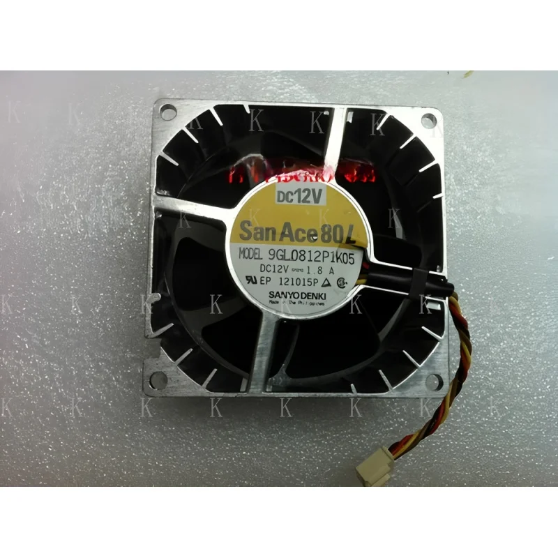 

C ДЛЯ высококачественного охлаждающего вентилятора 9GL0812P1K05 12 В 1,8 А 80*80*38 мм
