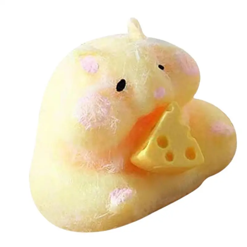 透明なハムスターのピンチおもちゃ、ゆっくりとしたリバウンド、ストレス解消、スクイーズキューブ、粘着性のストレス解消、リラックスギフト