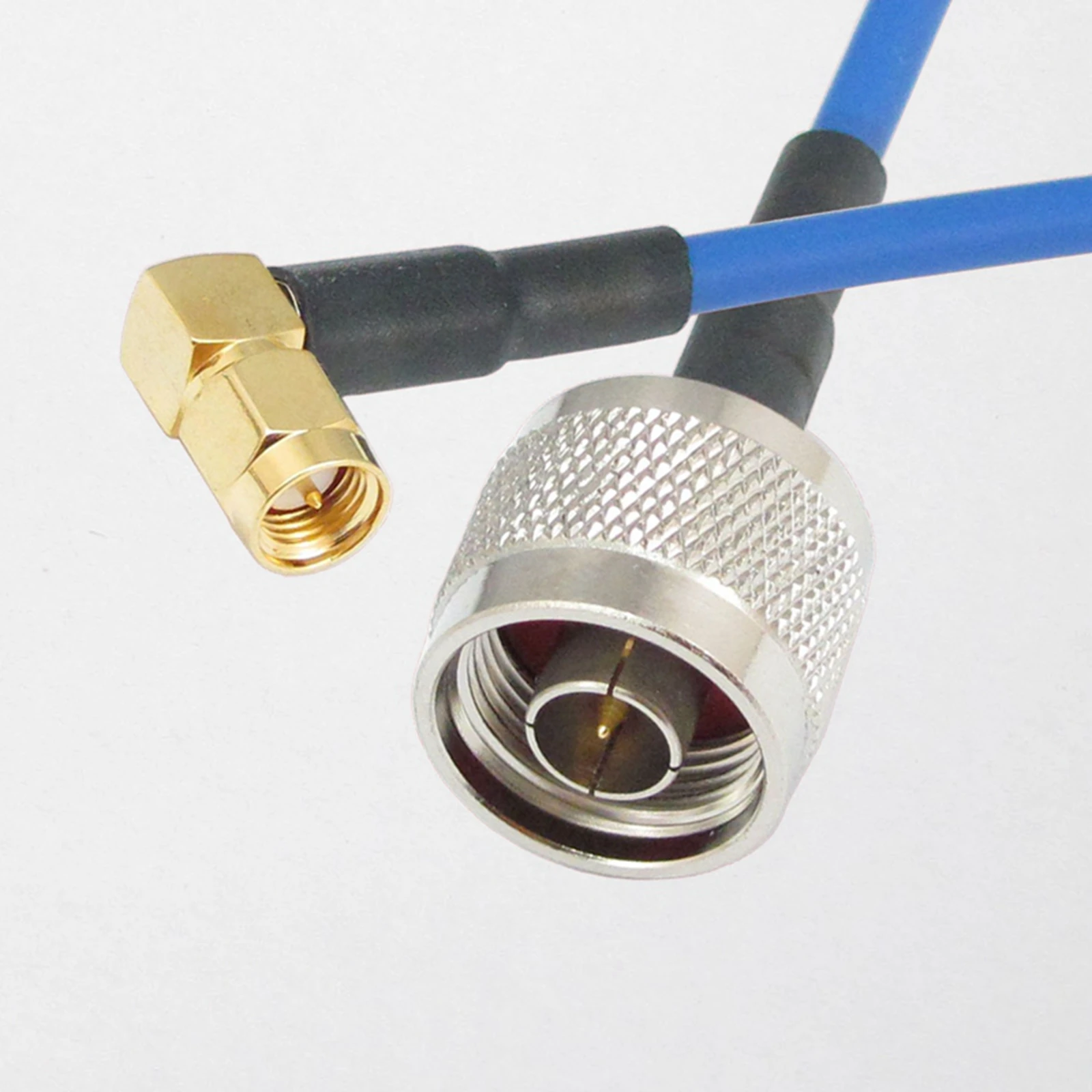 N Male to SMA Male Right Angle 90Degree RG402 Semi Rigid Flexible Coaxial Cable Low Loss RF 50ohms Coax Koaxial Kable Tangerrf