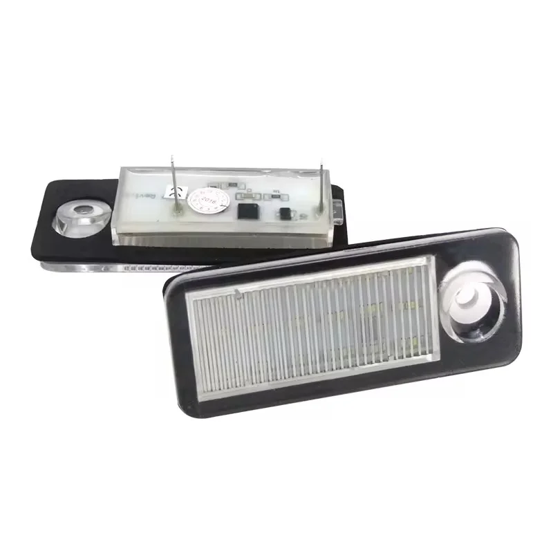 For Audi A6 C5 B4 Avant Wagon 1997 1998-2005 2pcs White Led License Plate Lights For Audi RS6/RS6 Plus Car-Styling Number Lamps