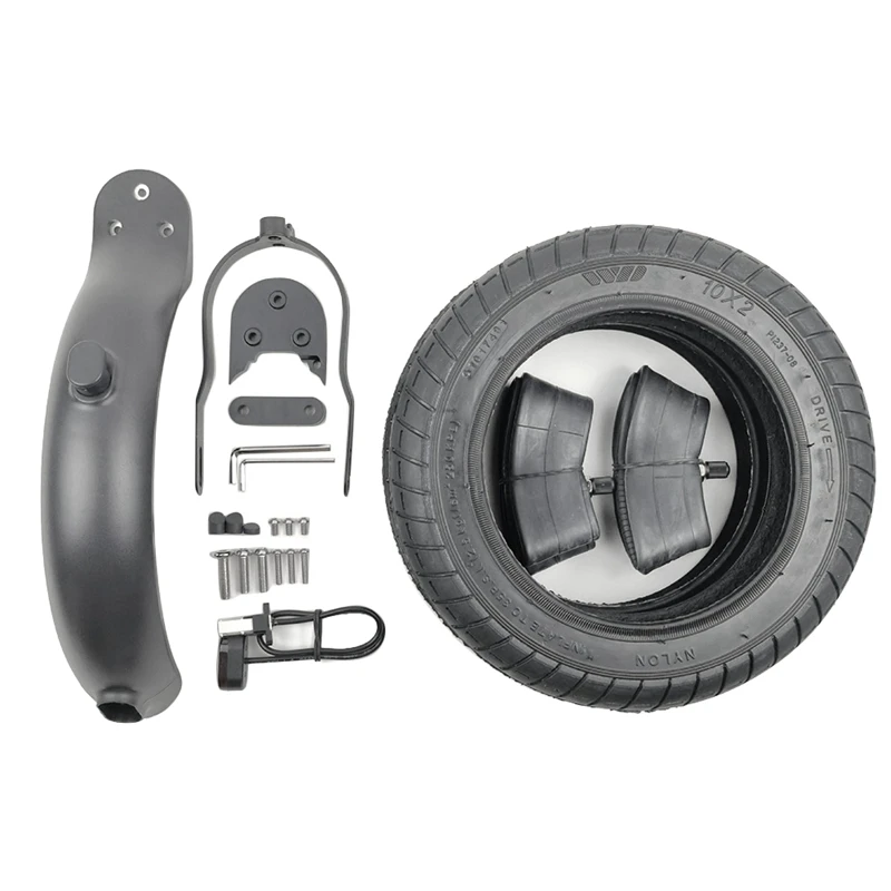 

For Xiaomi Electric Scooter M365 1S PRO Modified 10-Inch Tire Kit Heightened Gasket And Extended Bracket Combination