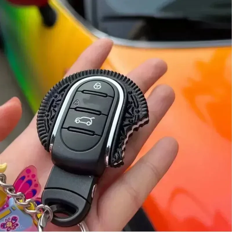 Individual Decoration For Mini Cooper F54 F55 F56 F57 F60 Car Key Case Holder Smart Remote Fobs Cover Replace Shell