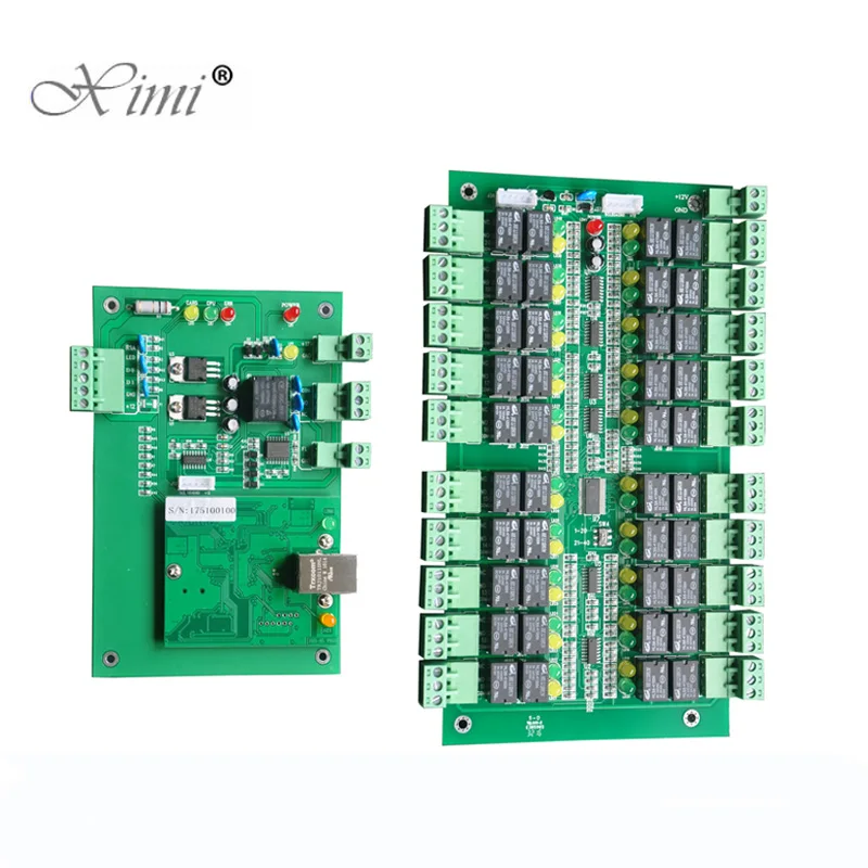 20-польный контроллер лифта TCP/IP Панель управления лифтом Плата контроля доступа