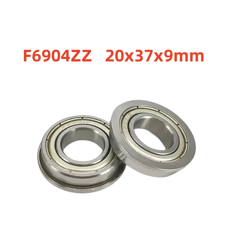 20pcs F6904ZZ Flanged bearing F6904 F6904-2Z flange deep groove ball bearings 20x37x9 mm