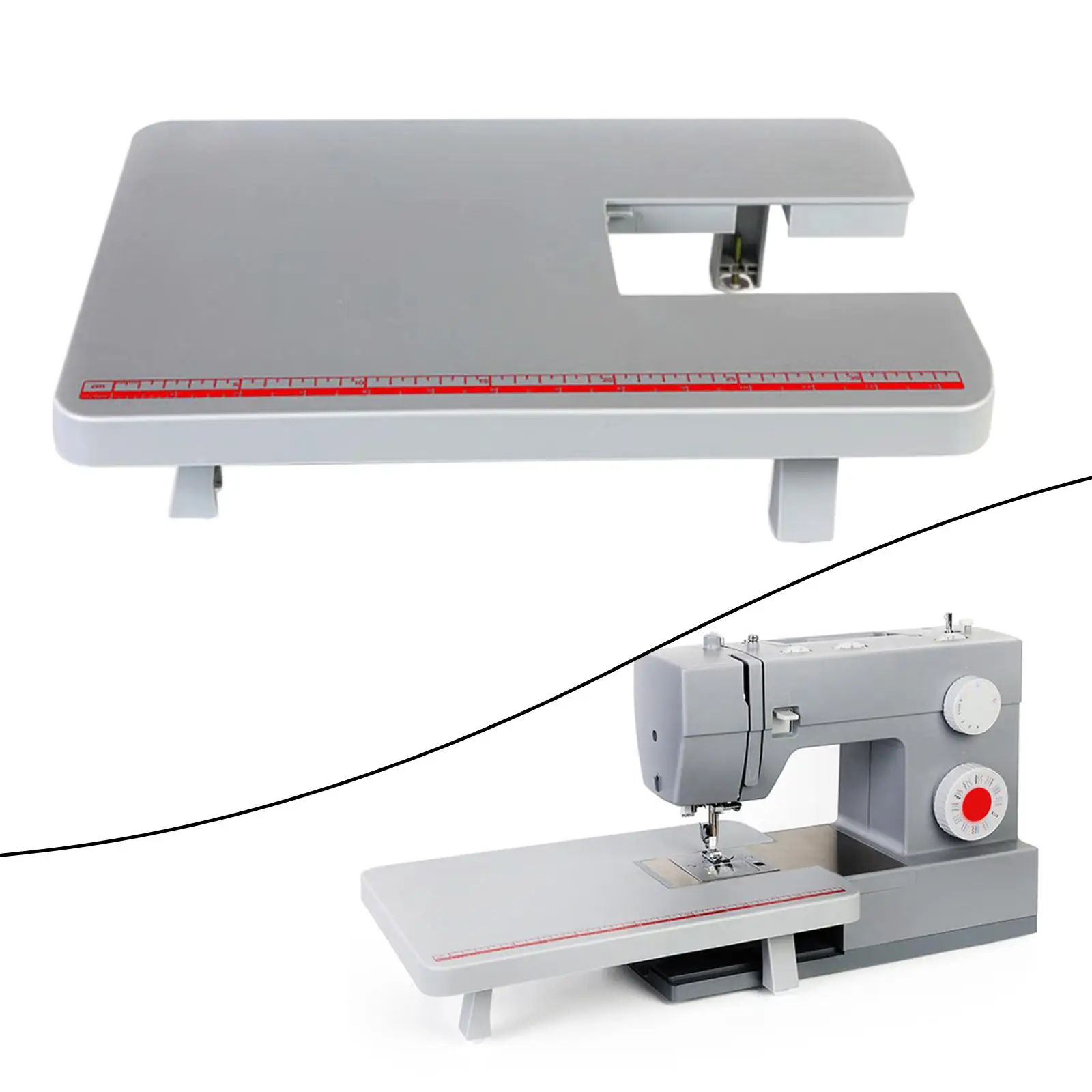 

Sewing Machine Table Extension PVC Foldable Board Furniture for 4411 4423 4432 Domestic Crafting Beginners