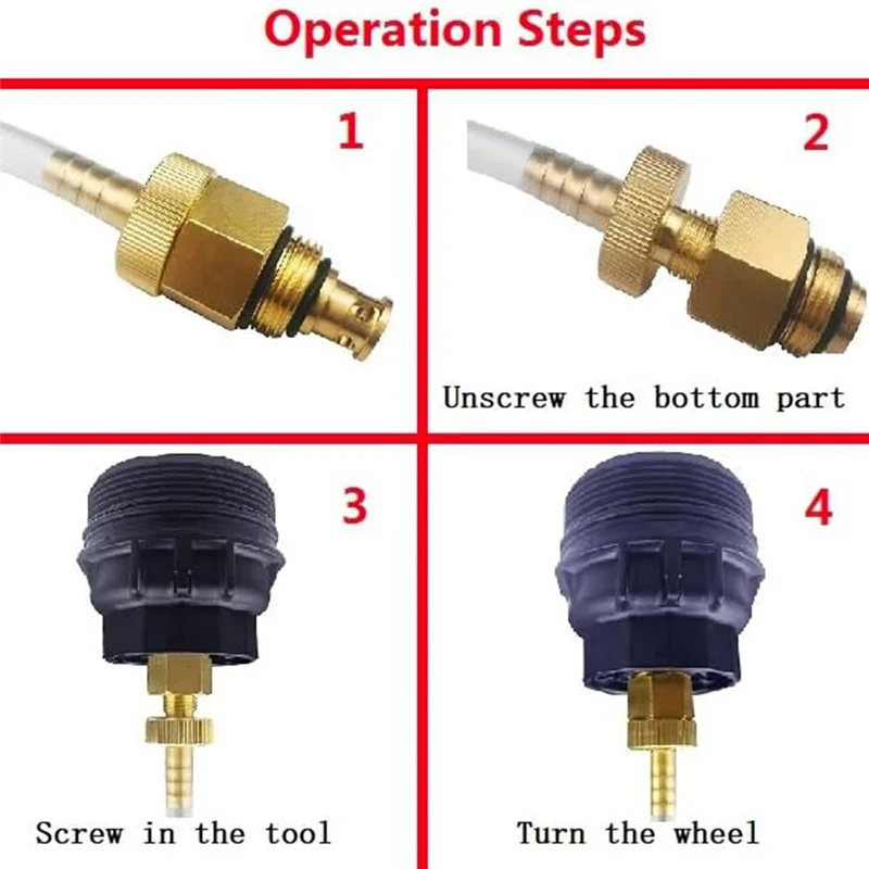 AB15-Drain Hose & Engine Oil Funnel Drain Wrench Oil Filter Oil Change Tools Kit Practical Tool Plug Change Set