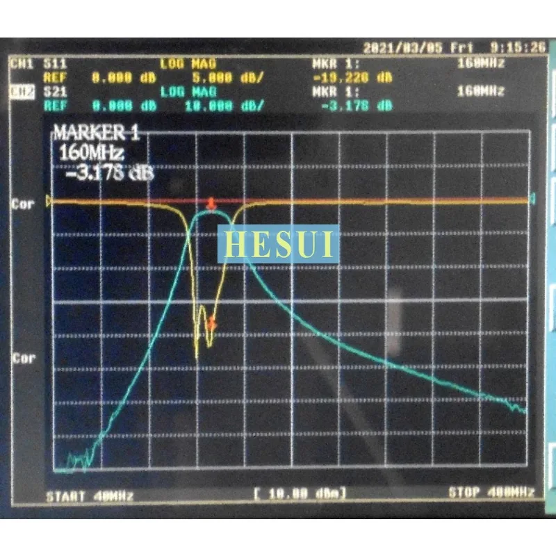 BPF Filter RF 160MHz Module dedicated band LC bandpass filter, 1dB bandwidth 20MHz, SMA interface Module Board