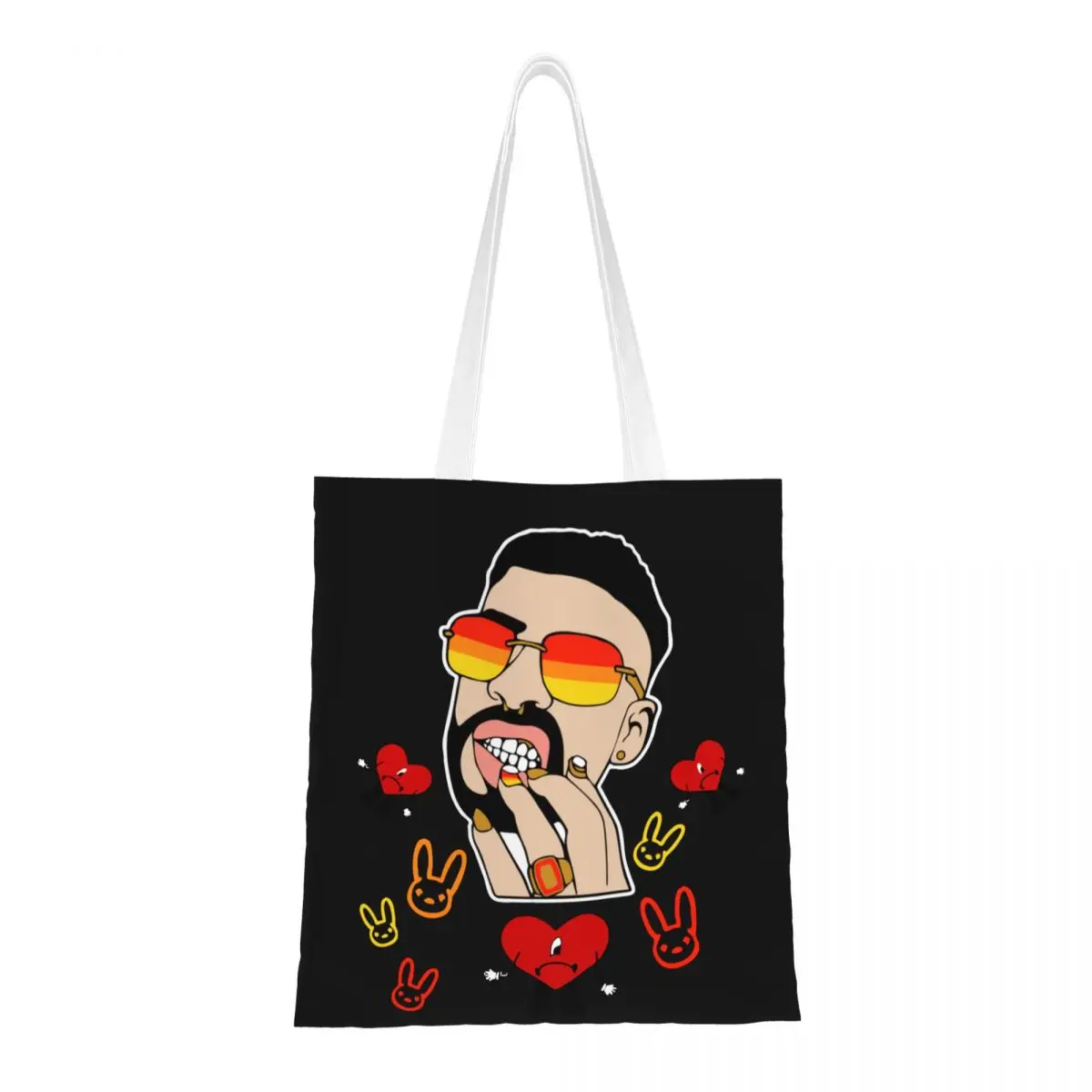 

Unisex A Summer Without You Bad Tote Bags Large Capacity Bunny Shopping Bag for Shopping Handbags