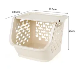 1 Set Vegetable Basket  Practical Wide Application Vegetable Fruit Organizer Basket  High Capacity Storage Rack