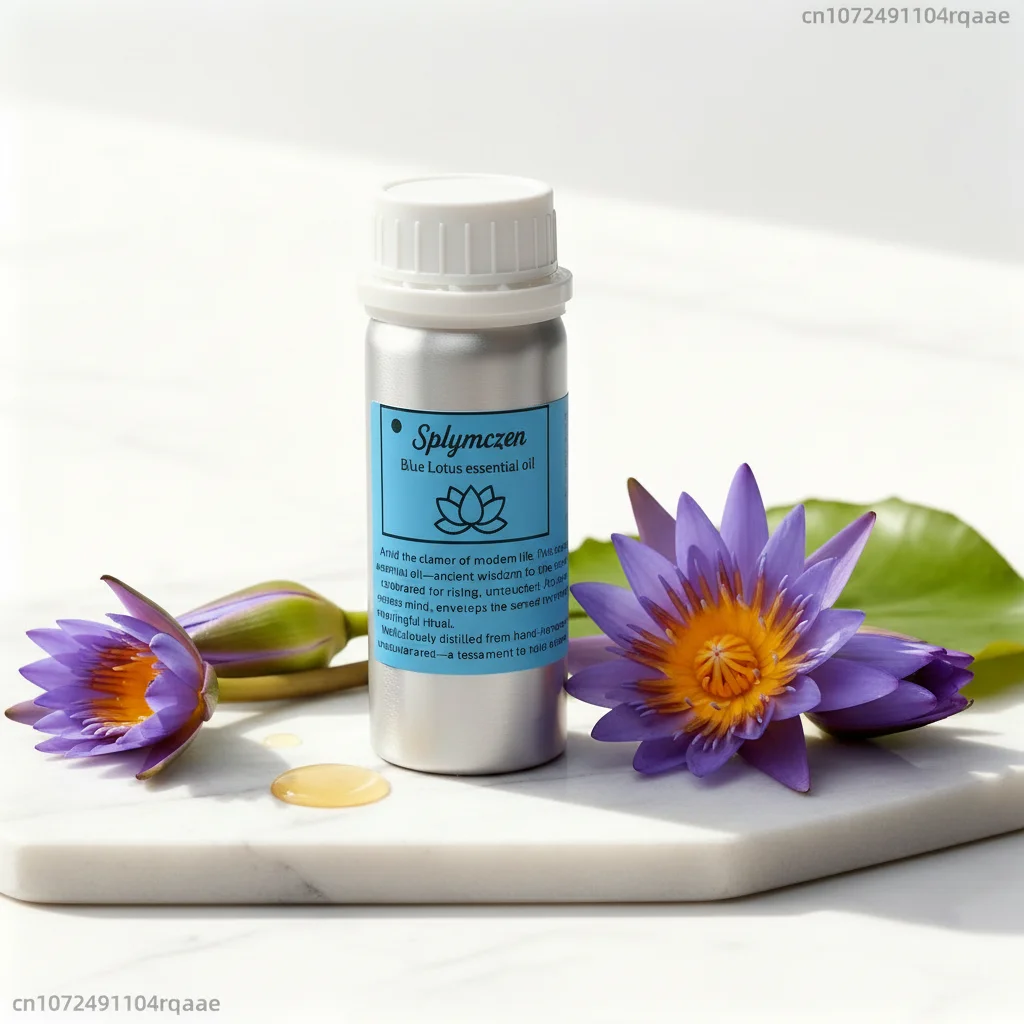 

Natural Plant Fragrance Oil Blue Lotus Wormwood Neem Essential Oil for Aromatherapy Massage DIY Soap Candle Home Scent Making