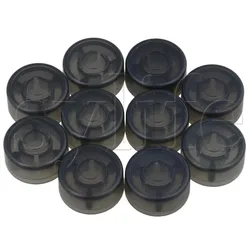 10PCS Black Plastic Protection Cap for Electric Guitar Effect Pedal Knob