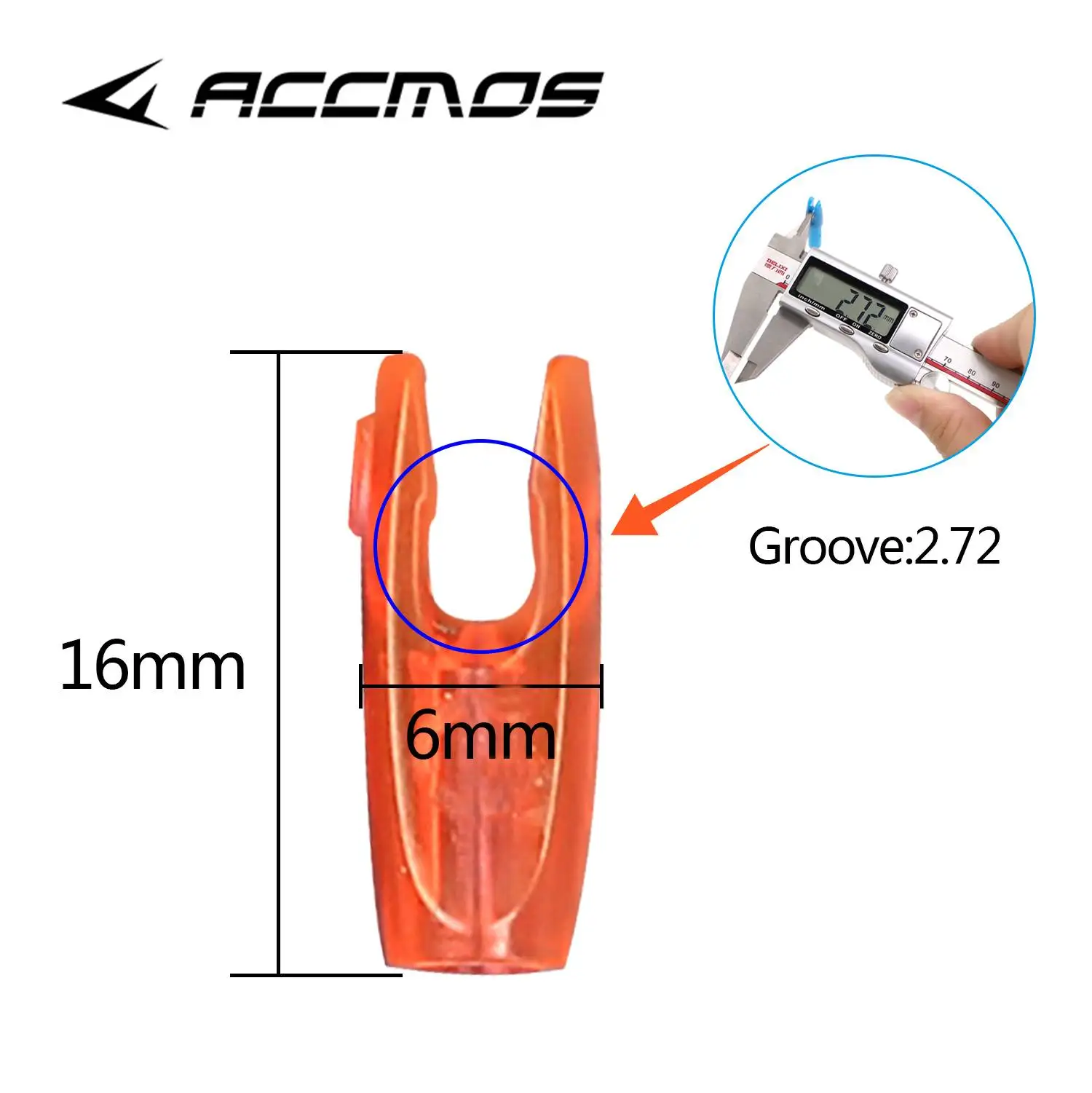 Kunststof Nokken of Aluminium Nock Pin Naalden, DIY Boogschieten Accessoire, ID4.2, 6.2, 3.2, 5.2, 8.0mm, Pijlschacht, 50 stuks