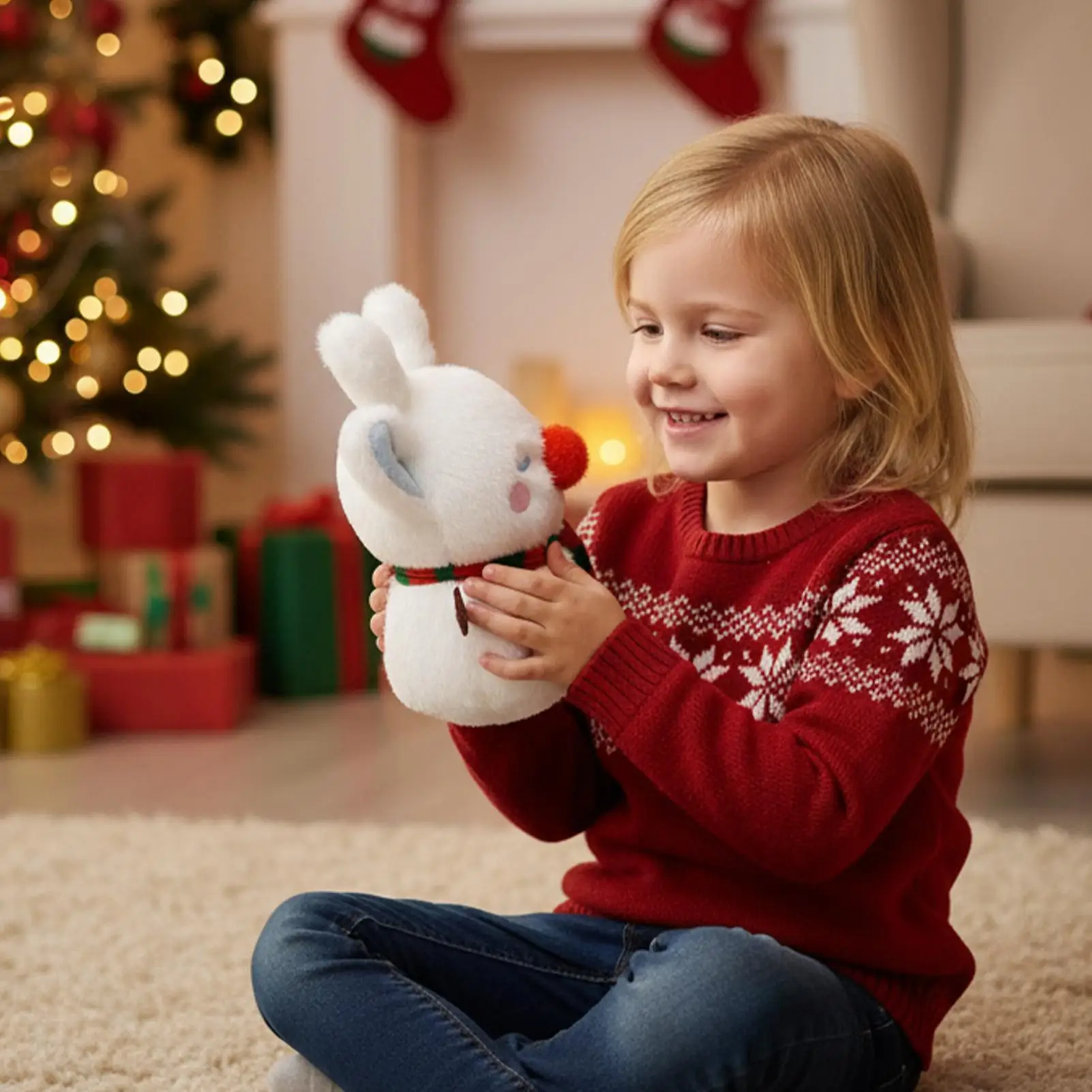 

Cute Santa Claus Christmas Tree Plush Toys Stuffed Elk Animal Doll Christmas Gifts For Children Kids Home Decoration