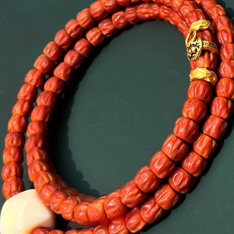 

Passion Seed Bracelet Hot Vibrating Cypress Seeds 108 Straight Cut