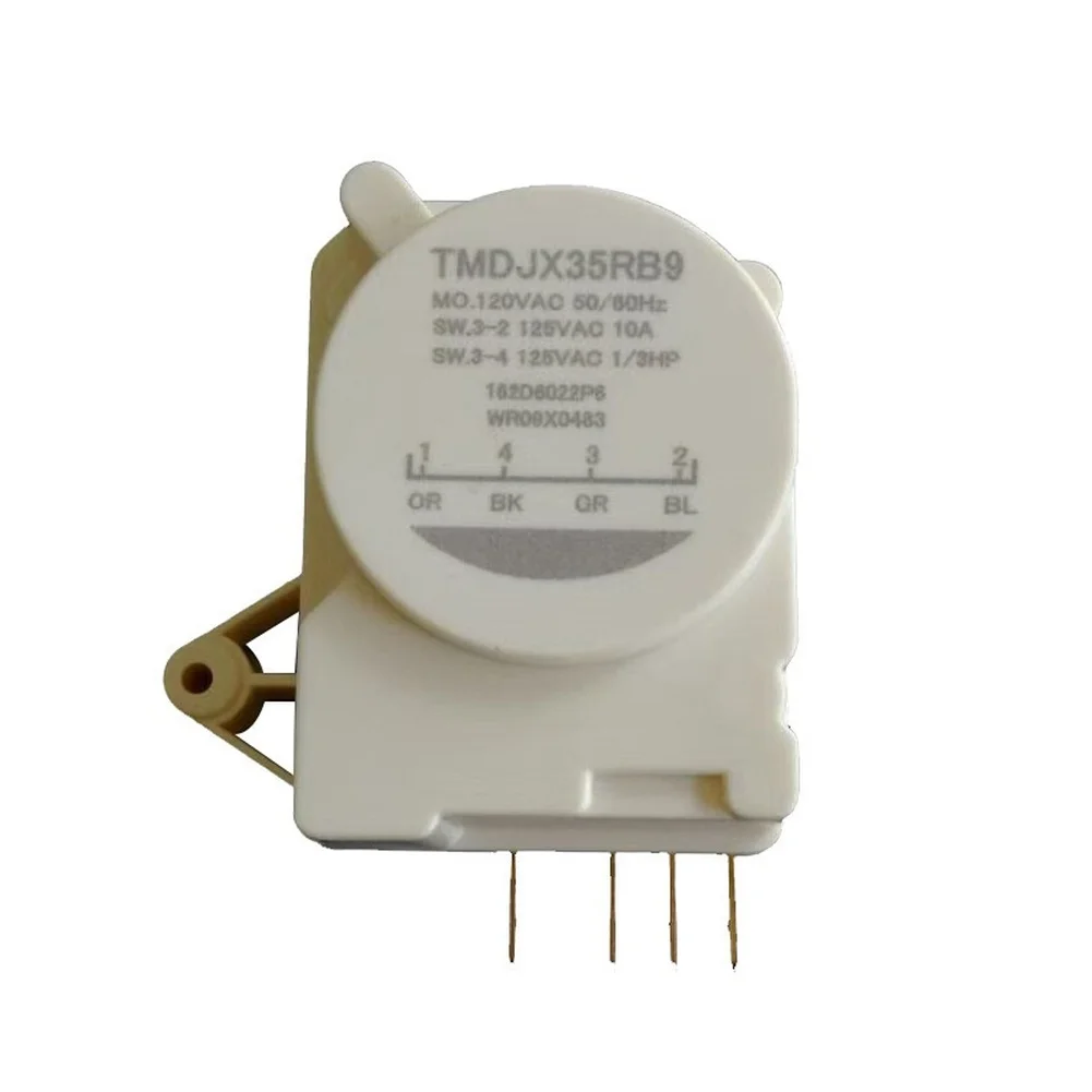 Refrigerator Defrost Timer WR09X0483 WR9X483 TMDJX35RB9 120VAC Metal Replacement Part For Cooling System Appliance Repair
