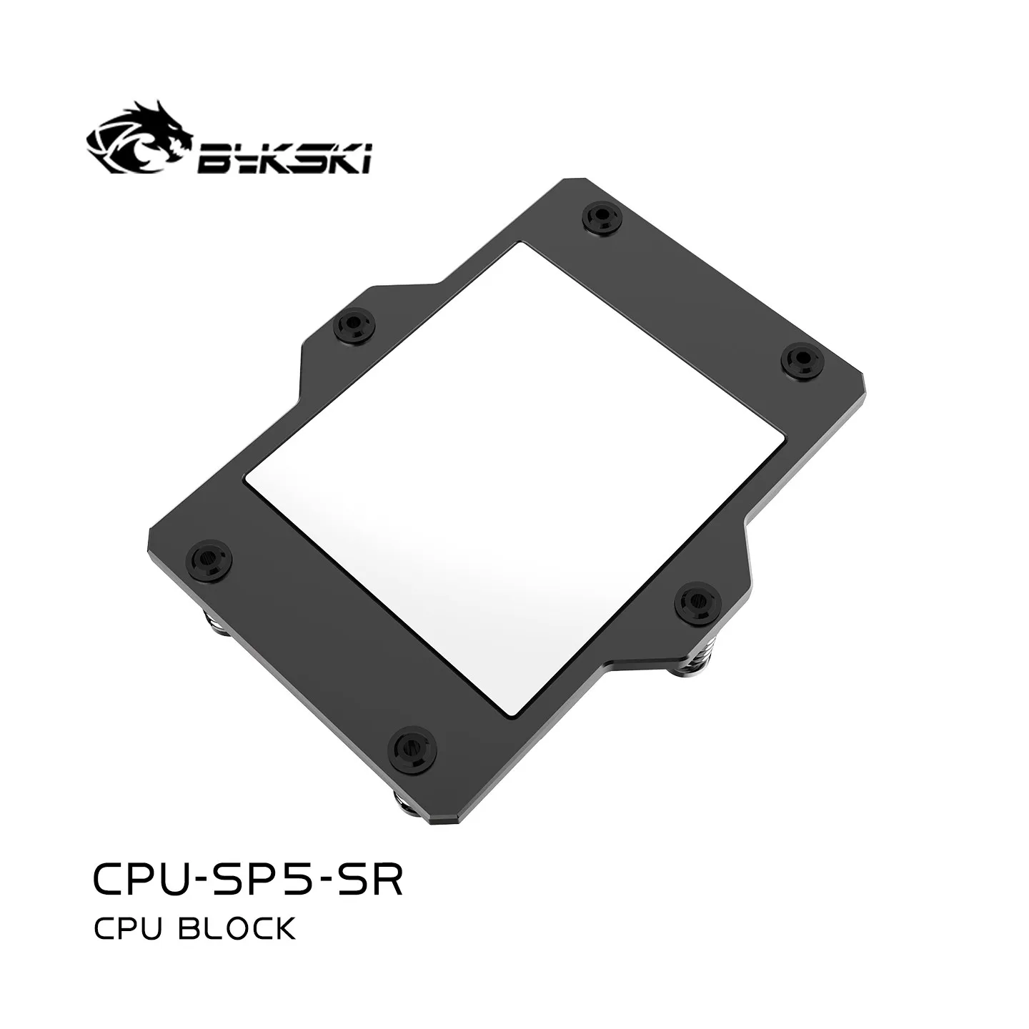 Bykski CPU Water Block Use for AMD SP5 Socket Rectangle CPU / Copper Metal Radiator Liquid Cooling System / CPU-SP5-SR
