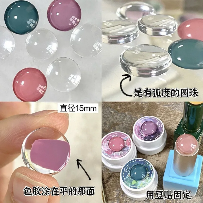Picture 7: 150-Color Milk Tea Crystal Stone Cat's Eye Full Series Nail Gel Flash Dopamine Light Small Bulb for Nail Salon