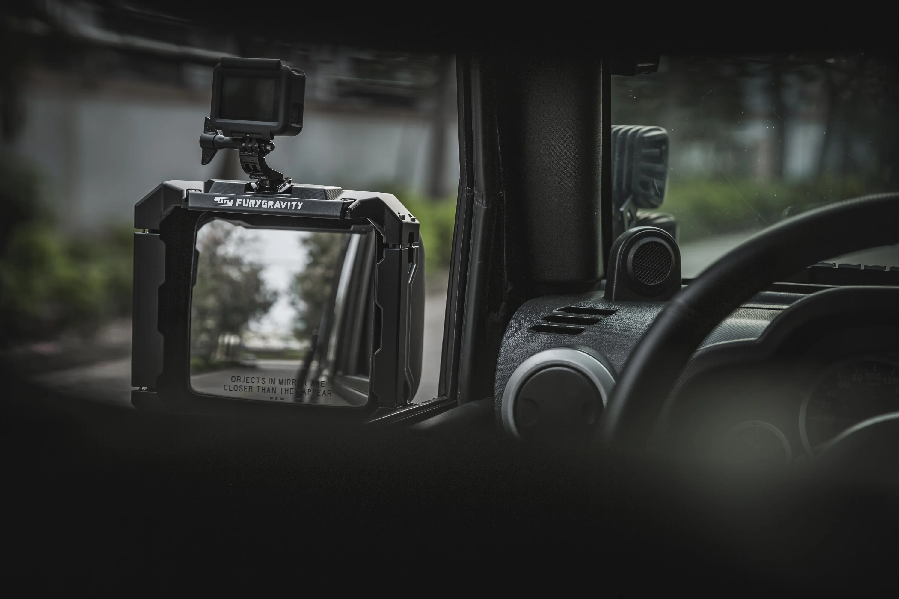 Fury 2018+ Accessories Aluminum Alloy MULTIFUNCTIONAL REARVIEW MIRROR RAIN SHIEL For Jeep Wrangler JL