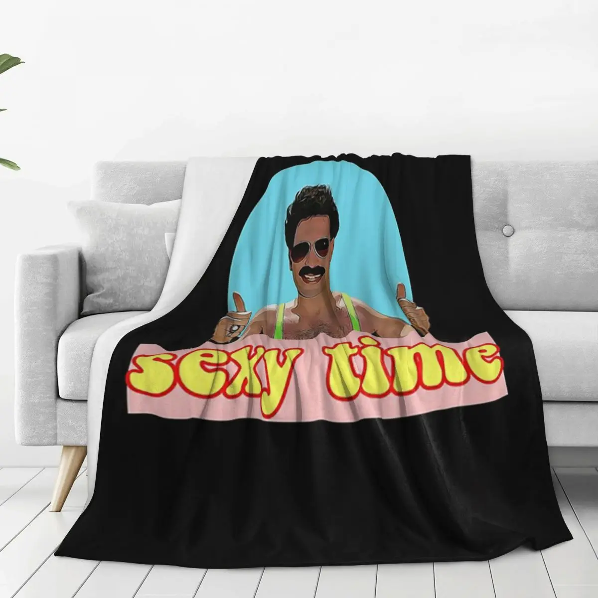 Borat Very Nice, Digital Artwork Blankets Fleece Throw Blankets Sofa Throw Blanket For Home Bedroom Outdoor Throws Bedspread