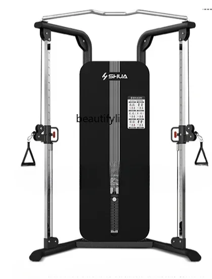 

lt Comprehensive trainer pull-up squat stand up rowing rope household single strength equipment